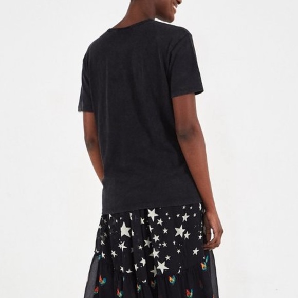 Farm Rio Cancer signs Graphic T-shirt Acid washed - Picture 2 of 8